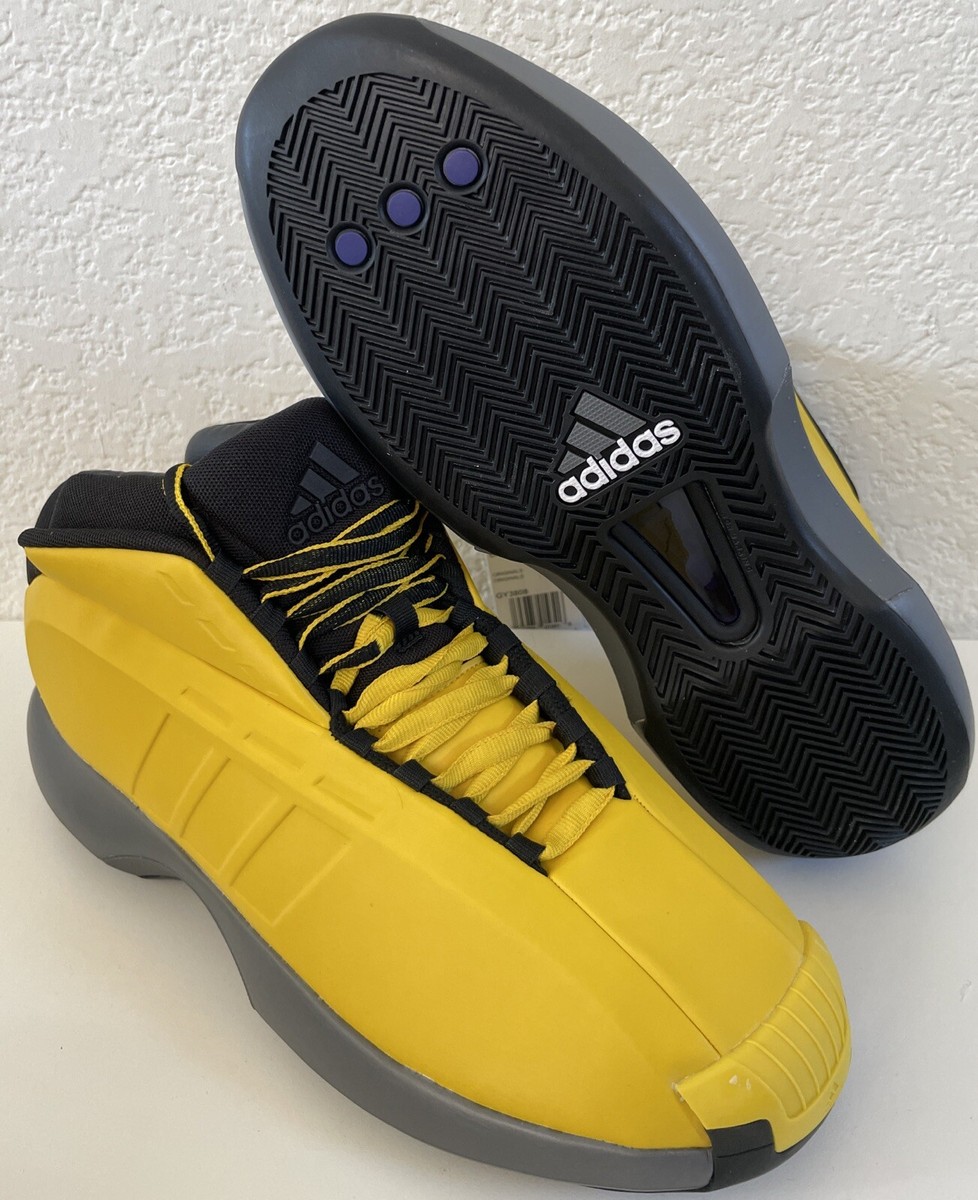 Adidas Crazy 1 Sunshine Kobe Bryant Yellow Basketball Shoes