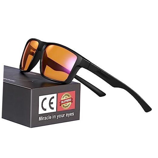 Blue Light Blocking Glasses Gaming Computer Gamer Glasses Anti Black Amber