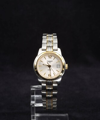 TISSOT Damen Uhr, Quarz, Datumsanzeige, 1853, bicolor.