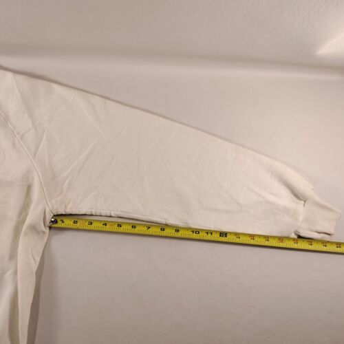 Felpa girocollo bianca vintage JERZEES Nantucket taglia large - Foto 10 di 10