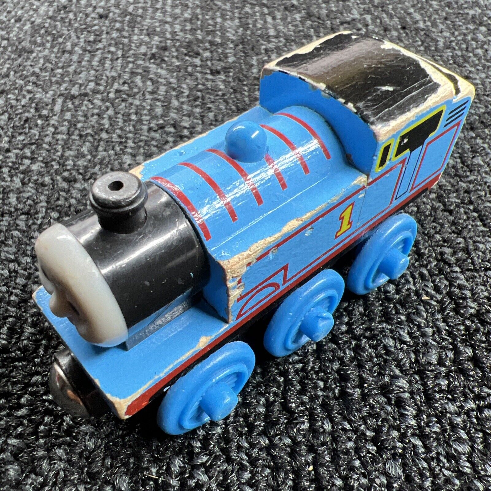 Thomas the Train & Friends Wooden Railway THOMAS #1 Blue Engine Magnetic 4