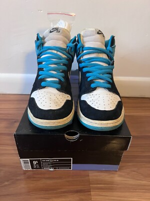 [USED 100% AUTHENTIC] 2006 Nike Dunk High Pro SB ''Send Help'' 305050 014