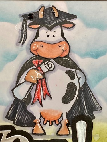 LAUREA - Penny Black COW - "ConGraduate" - Biglietto fatto a mano da DEE - Foto 3 di 6
