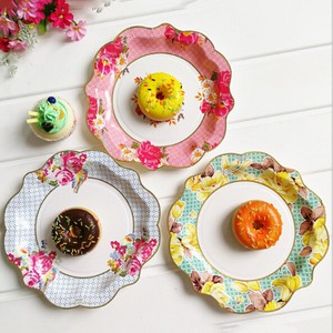 Party Supplies Floral Ditsy Paper Plates X 12 Afternoon Tea Party