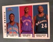 2003-04 Fleer Tradition - #292 Chris Bosh, Jarvis Hayes, Mike Sweetney (RC)