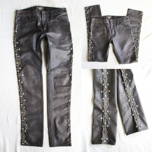 rrl studded denim western - Gem