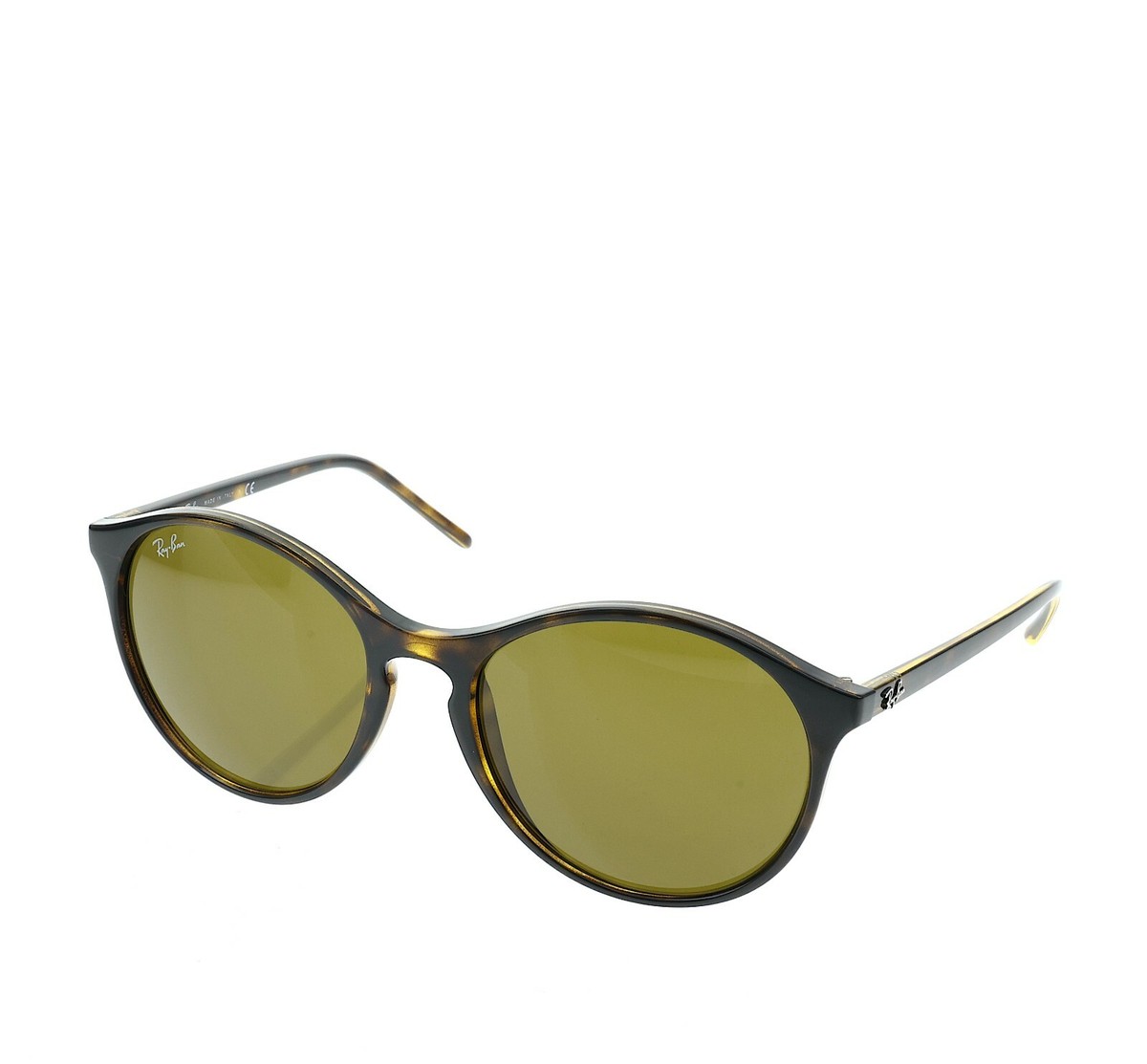 Ray-Ban Brown Tortoise Round Sunglasses Ray-Ban Phantos Sunglasses: Vintage Tortoise 49/21/145 - HPG  main image 3