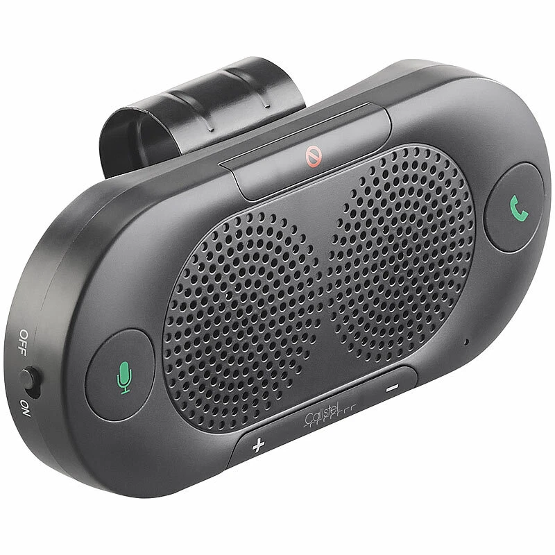 Callstel Stereo-Kfz-Freisprecher mit Bluetooth 5, Siri- und Google-kompatibel - Bild 2 von 4