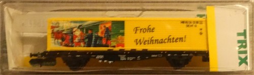 Trix    67-04  / 91005   (Spur N)   Containertragwagen Weihnachten 2000 + OVP | Zustand: Gebraucht