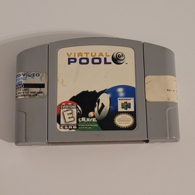 Virtual Pool 64 (Nintendo 64, 1998) N64 Genuine OEM Authentic