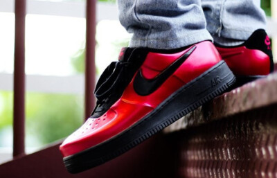 air force 1 foamposite pro cup gym red black