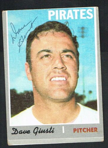 Dave Giusti #372 signed autograph auto 1970 Topps Baseball Trading Card - Picture 1 of 1