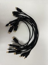 Lot of 12x MDP-2-DP 30V Cable - Black
