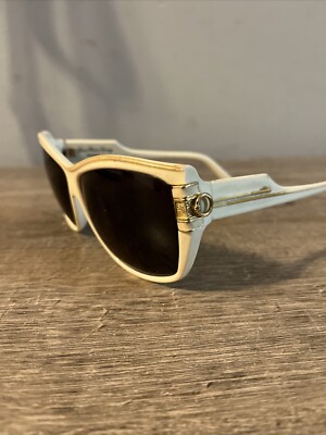 White Vintage Sunglasses Made in France with Chunky Frames French Sunglasses 1960s - Etsy main image 3