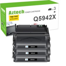 3x High Yield Q5942X 42X Toner Cartridge For HP LaserJet 4250 4350 4350dtn 4200n