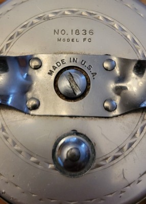 Vintage Shakespeare Silent 1836 Tru-Art Automatic Fly Fishing Reel