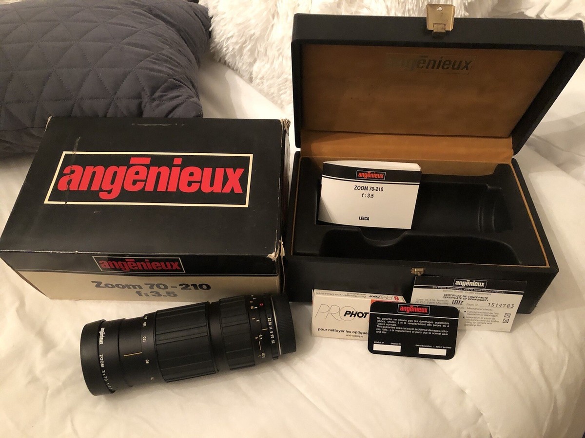 ANGENIEUX アンジェニュー 70-210mm f/3.5 Nikon Angenieux Zoom F/3.5 70-210mm Lens LIETZ Mount With Box Missing