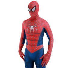Upgraded Toby Spider-Man Jumpsuit Spiderman Cosplay Suit Costume Halloween Party