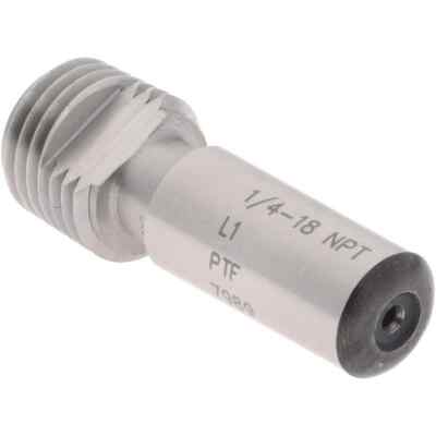 SPI 1/4-18 Single End Tapered Plug Pipe Thread Gage Handle Size 3, Handle Not...