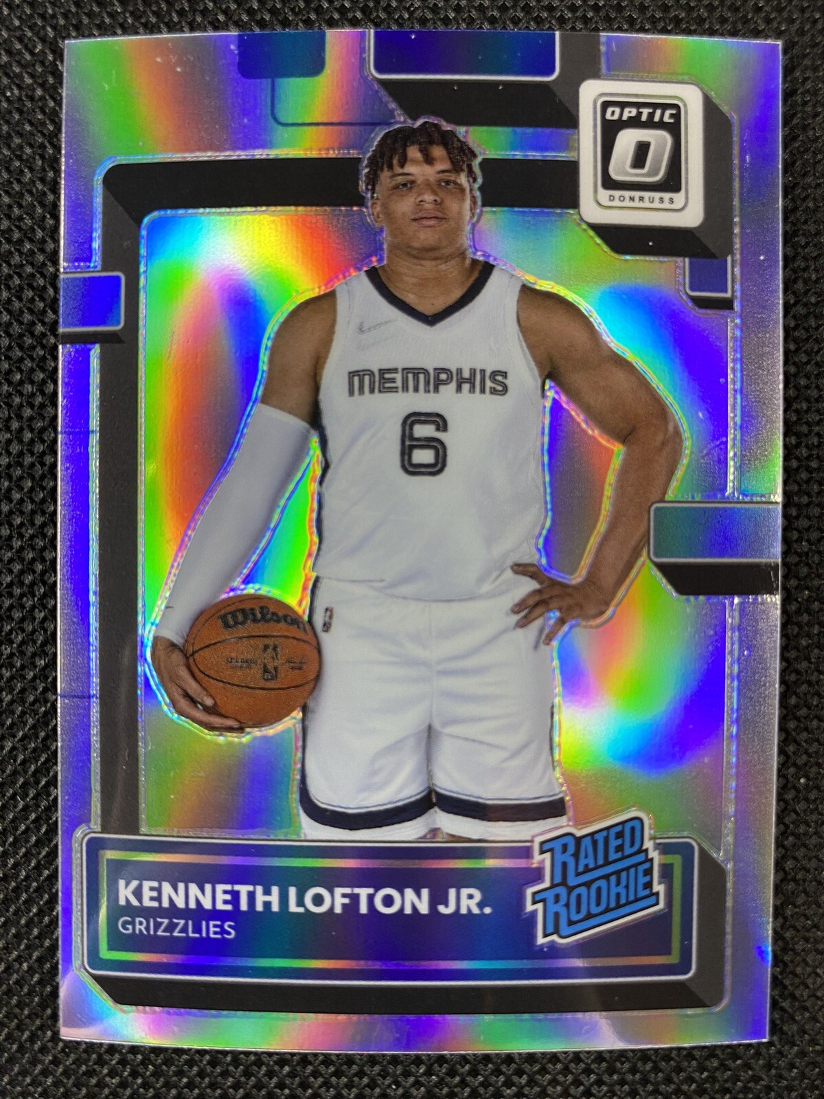 2022-23 Panini Donruss Optic Kenneth Lofton Jr Silver Holo Rookie Prizm #202
