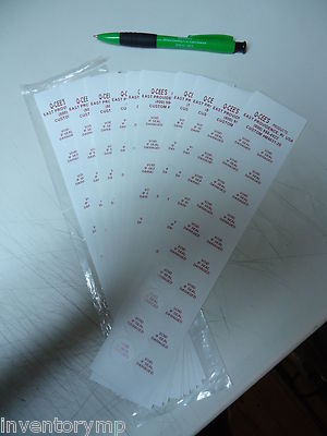 Q-Cee's M5031 VOID IF SEAL BROKEN Sticker. Brand New! 200 Pieces!
