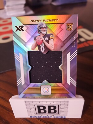  2022 Panini XR Rookie XL Materials RC #RXL-1 Kenny Pickett #18/75 Patch