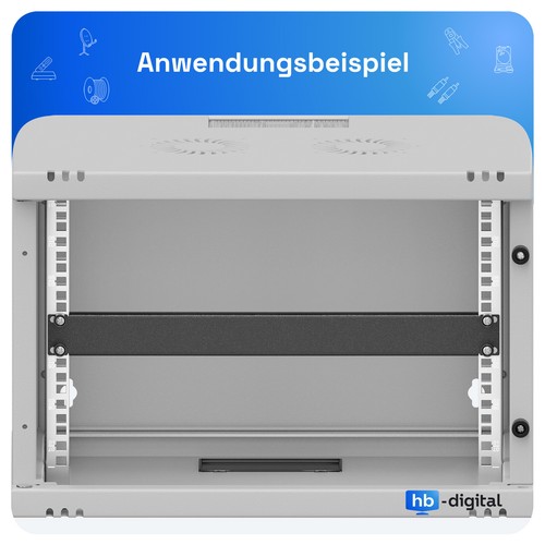 19" panneau panneau rack 1U panneau avant panneau rack plaque aveugle acier armoire à serveurs - Photo 3/8