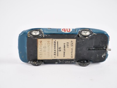 Kreation RD Manou Marmande PANHARD DB Tank Le Mans 1957 #40 Aus Holz 1 Kreation RD Manou Marmande PANHARD DB Tank Le Mans 1957 #40 Aus Holz 1