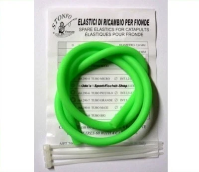Stonfo Ersatzgummi für Futterschleuder - Catapult - Zwille - Schleuder Gummi