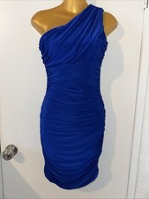 SALE 3 DRESSES FOR $20 Blue Mini Dress Ruched Size small/medium