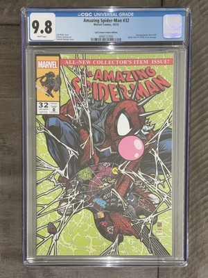 AMAZING SPIDER-MAN #32 CGC 9.8 TAKASHI OKAZAKI SPIDER-PUNK TRADE VARIANT-A HOT!