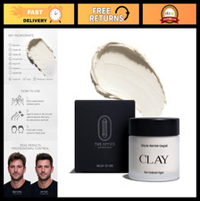 Men's Hair Clay - Strong Hold Matte Finish, Natural Texture, Easy Wash Out, 2oz
