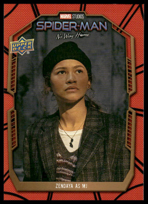 Zendaya As MJ 2023 Upper Deck Spider-Man: No Way Home #E-4 Ensemble Insert