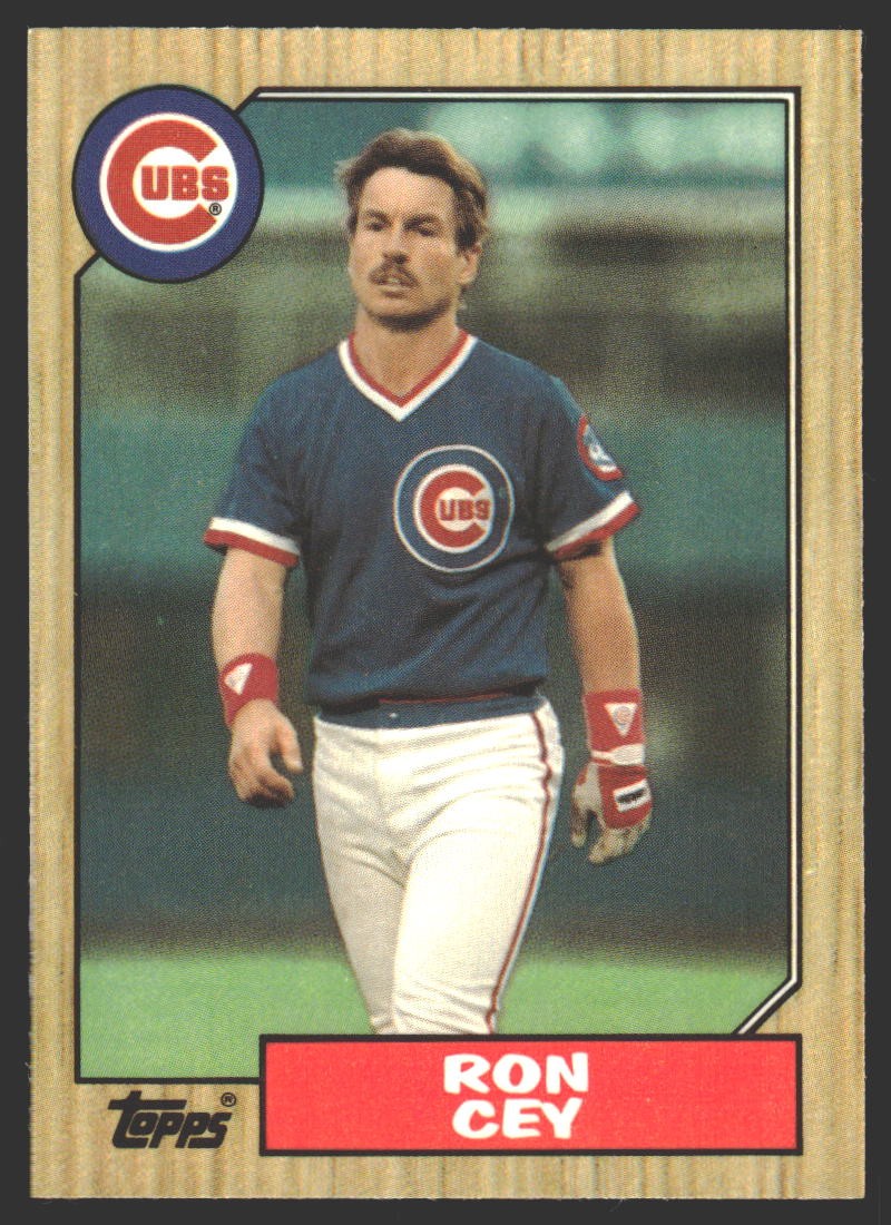 Ron Cey #767 1987 Topps Collector's Edition (Tiffany) Chicago Cubs