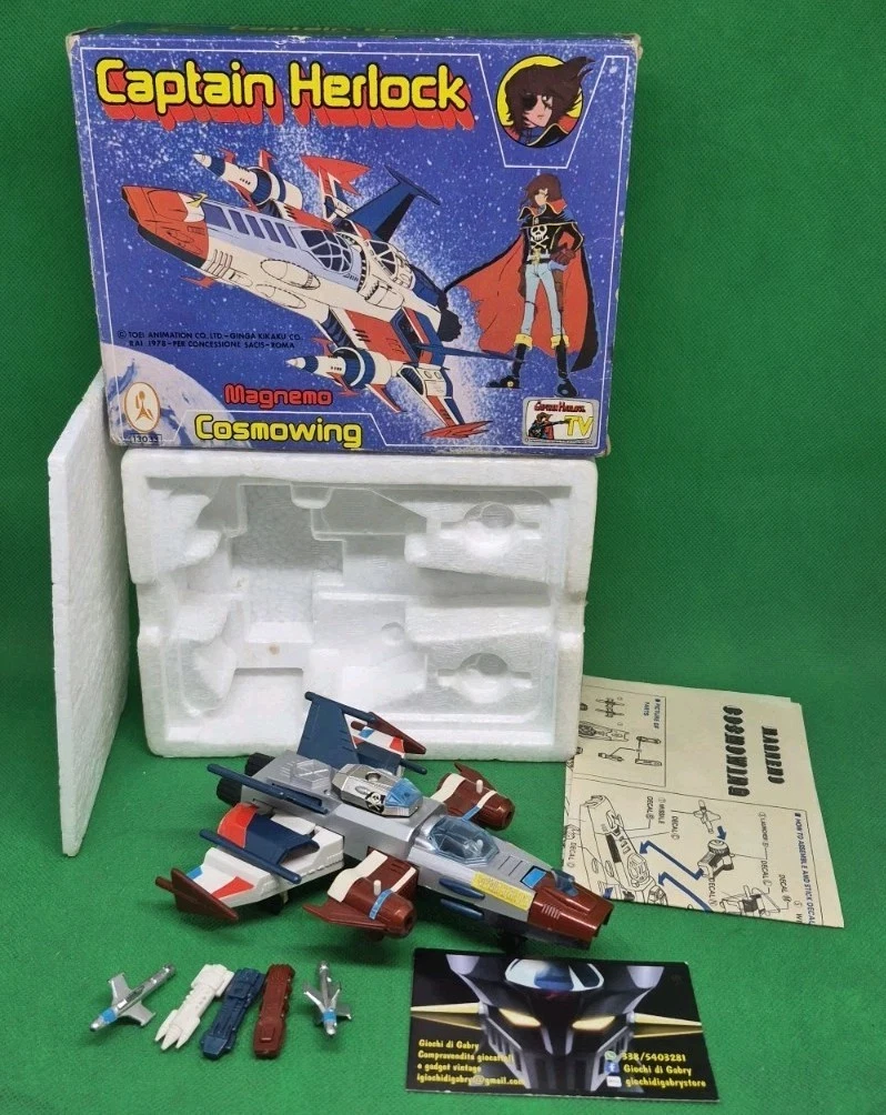 Magnemo COSMOWING Capitán Herlock Harlock fundido a presión Takara Ceppi Ratti, Hong Kong