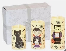 Temp-tations Set of 3 Fiberoptic Flameless Candes - Boofetti T49983