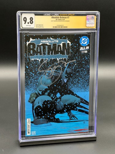 Absolute Batman #7 CGC 9.8 JSA (2025) - Signed Dragotta - First Printing
