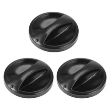 3Pcs Timer Knobs Range Replacement Knobs Time Control Knob Round D Shape Shaft