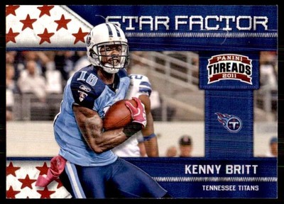 2011 Panini Threads Star Factor Kenny Britt #15