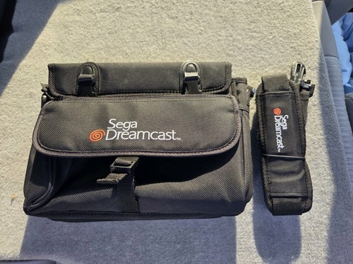 Vintage Official Sega Dreamcast Carrying Case Travel Bag Very Good Condition