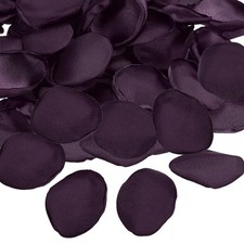Silk Rose Petals, 100 Pcs Artificial Flower Petals, Dark Purple
