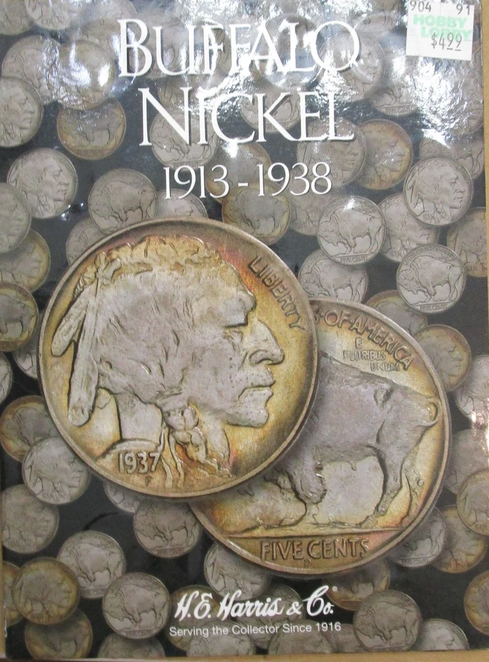Buffalo Nickel Collection 1913-1938. 4 albums 263 Buffalos/Indian Nickels, Read - Image 4 of 4