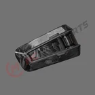 For Cardo Packtalk Edge Forged Carbon Black Matte Skin Decal Sticker 1pc