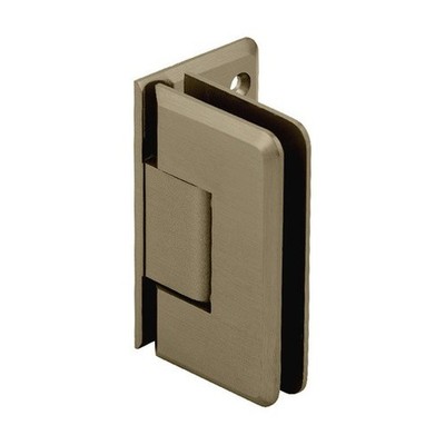 CRL COL044 Brushed Bronze Offset Wall to Glass Hinges