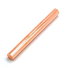 1pcs Pure Copper Round Rod 1/2inch Dia 7.87inch 200x12mm, Reddish-Brown