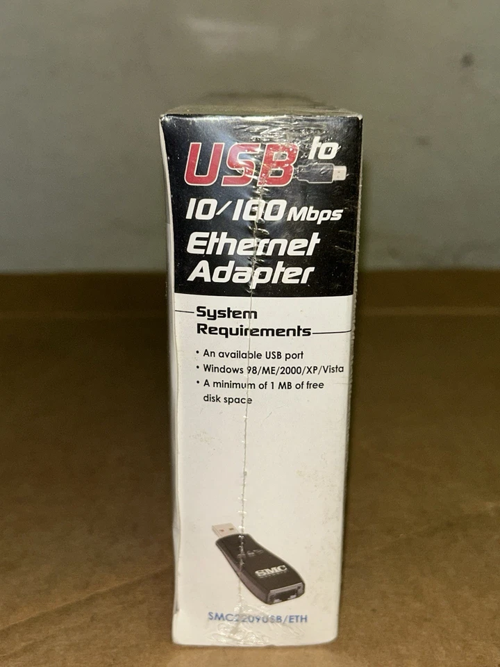 SMC Networks Compact USB 10/100Mbps Ethernet Adapter SMC2208USB/ETH 1MB Memory - Image 4 of 4