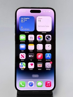 Apple iPhone 14 Pro Max A2651 MQ8T3LL/A 256GB Space Black *READ DESC*