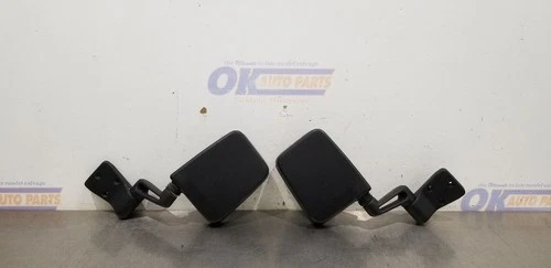 99 JEEP WRANGLER TJ SIDE VIEW MANUAL DOOR MIRROR SET PAIR LEFT HAND DRIVE