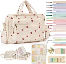 Bible Cover Case for Women Bible Study Supplies Organizer Bible Bags Church