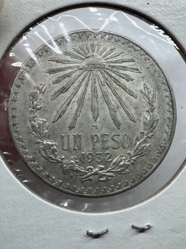 1932 Mexico Un Peso Silver — photo from another recent sale